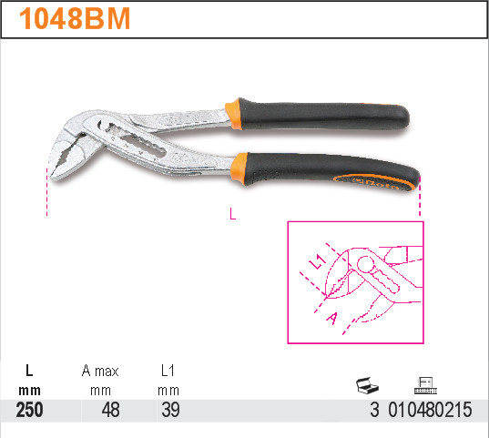 KLEŠTĚ SIKO-MODEL 1048BM 250MM