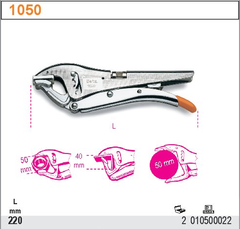 KLEŠTĚ SIKO SAMOBLOKUJÍCÍ-MODEL 1050 220MM