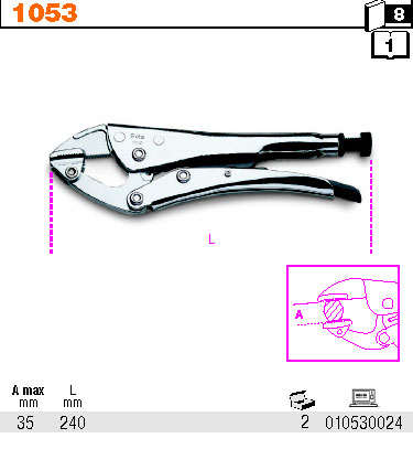 KLEŠTĚ SIKO-MODEL 1053 240MM