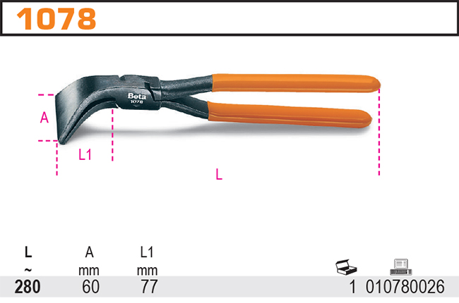 KLEŠTĚ KLEMPÍŘSKÉ VYHNUTÉ-MODEL 1078 260MM