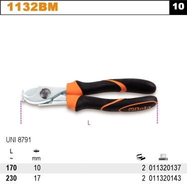 NŮŽKY NA KABELY QUALITY-MODEL 1132BM 170MM