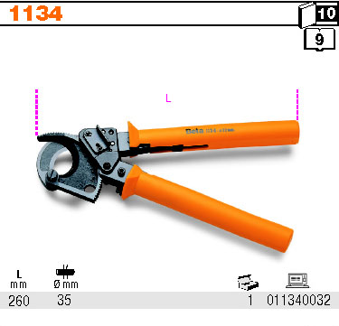 KLEŠTĚ NA KABELY-MODEL 1134