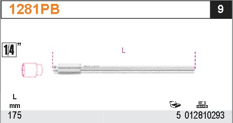 UCHYT PRO HLAVICE S ZABÍRÁKEM-MODEL 1281PB 1/4''