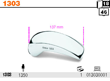 KAROSÁŘSKÁ BABKA ZAHNUTÁ-MODEL 1303 1350G