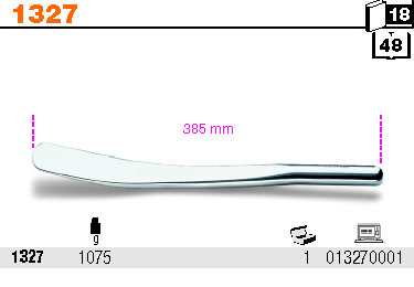 LŽÍCE KAROSÁŘSKÁ ROVNÁ-MODEL 1327 390MM