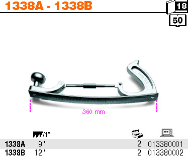 RAŠPLE 12''-MODEL 1338B''