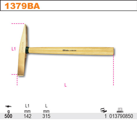 KLADIVO NA ČIŠTĚNÍ POVRCHŮ NEJISKŘÍCÍ-MODEL 1379BA