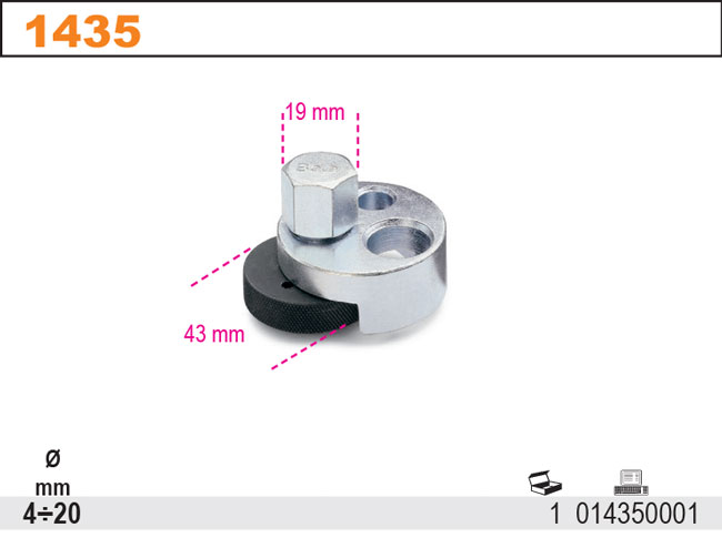 VYTAHOVÁK VÝSTŘEDNÍ-MODEL 1435 DO KOLÍKŮ 4-20MM