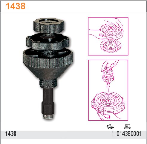 ZAŘÍZENÍ NA CENTROVÁNÍ SPOJKY-MODEL 1438