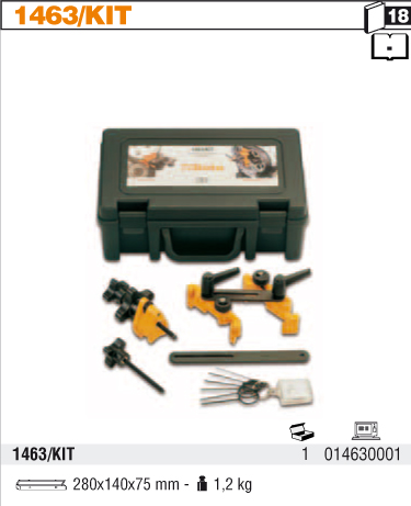 SADA NA BLOKOVÁNÍ A NASTAVOVÁNÍ ČASOVÁNÍ-MODEL 1463/KIT
