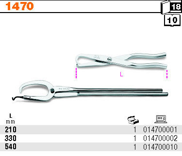 KLEŠTĚ NA PRUŽINY BUBNOVÝCH BRZD-MODEL 1470