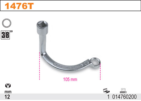 KLÍČ 12MM NA TURBÍNY MOTORU DIESEL VW-AUDI-MODEL 1476T