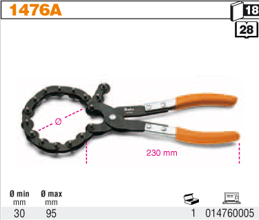 KLEŠTĚ NA STŘÍHÁNÍ VÝFUKŮ-MODEL 1476A