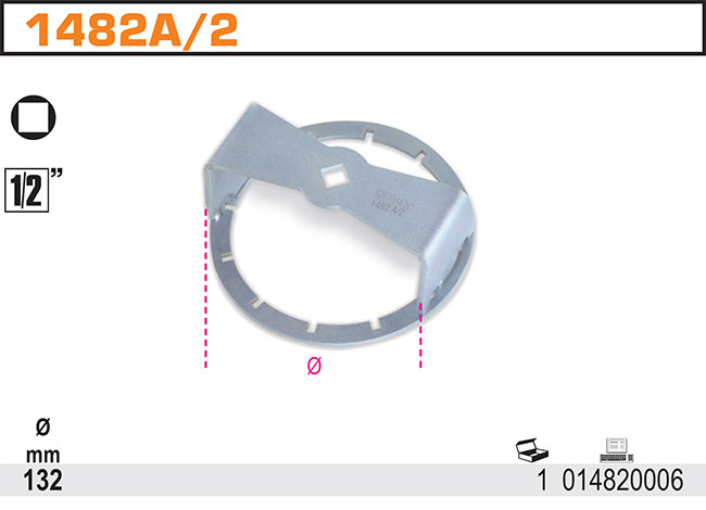 Klíč na kruhové matice nádrží, 12 sektorů