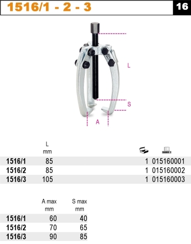 STAHOVÁK TŘÍRAMENNÝ S HOUPACÍMI RAMENY-MODEL 1516