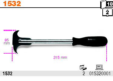 NÁŘADÍ NA STAHOVÁNÍ TĚSNĚNÍ-MODEL 1532