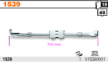 KLADIVO NA TENKÉ PLECHY-MODEL 1539 700MM