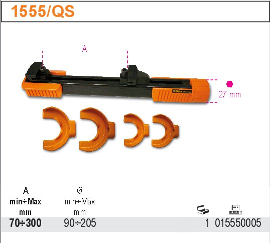 ZATISKAČ PRUŽIN MC PHERSON-MODEL 1555/QS