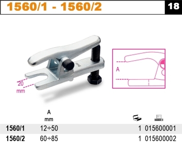 STAHOVÁK KULOVÝCH ČEPŮ-MODEL 1560