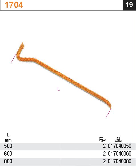PÁČIDLO-MODEL 1704 600MM