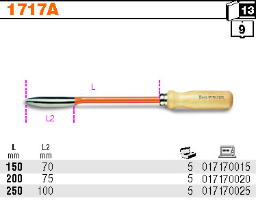 ŠKRABKA S DVĚMA OSTŘÍMI-MODEL 1717A 250MM