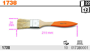 ŠTETEC PŘÍRODNÍ VLAS-MODEL 1738