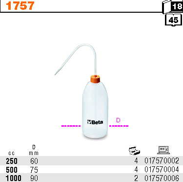 NÁDRŽKA NA DOLÉVÁNÍ DESTILOVANÉ VODY-MODEL 1757 1000C. C.