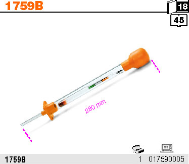 AEROMETR - ELEKTROLITŮ-MODEL 1759B