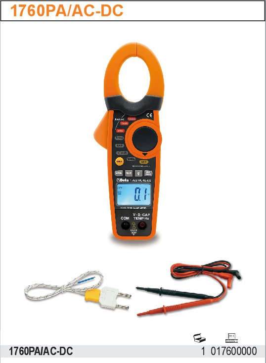 MĚŘIČ NA MĚŘENÍ PROUDU AC-DC-MODEL 1760PA/AC-DC