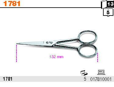 NŮŽKY S DLOUHÝM ÚZKÝM OSTŘÍM-MODEL 1781 132M