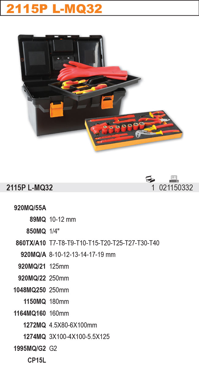 2115P L-MQ32-TOOL BOX CP15L + 32 KS