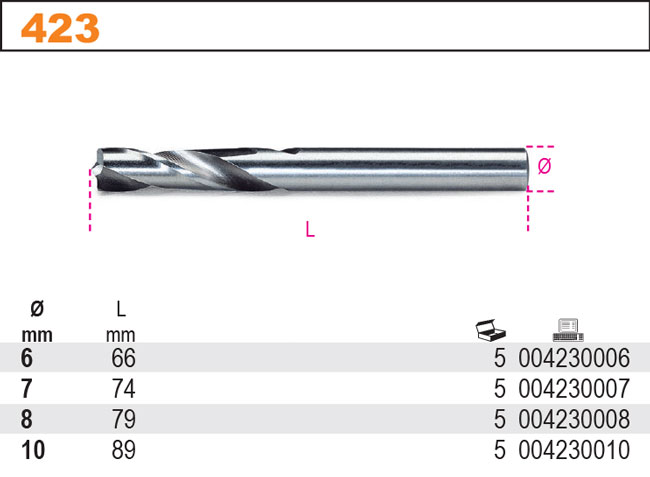 FRÉZA-MODEL 423 FI 6 X L 66 MM