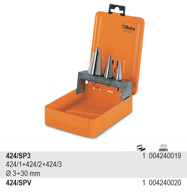 SADA KÓNICKÝCH VRTÁKŮ HSS-MODEL 424/SP3