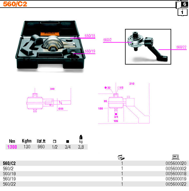PÁKA-PRO NÁSOBIČ 560/2 A 560/C4+-PRO NÁSOBIČ 560/2 I 560/C4+