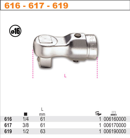 HLAVICE SE ZABÍRÁKEM-MODEL 616 Z ZABÍRÁKA 1/4''  PRO 608''