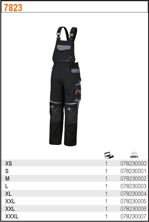 KALHOTY PRACOVNÍ NA ŠLECH PLÁTNO T/C VSTAVKY Z CORDURY A REFLEX 280GR ČERNO ŠEDÉ-MODEL 7823 ROZMĚR  XS