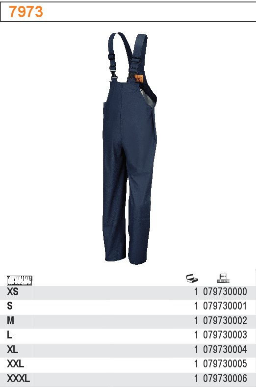KALHOTY PRACOVNÍ NA ŠLECH EASYZ PVC VODĚODOLNÉ TMAVĚ MODRÉ-MODEL 7973 ROZMĚR XS