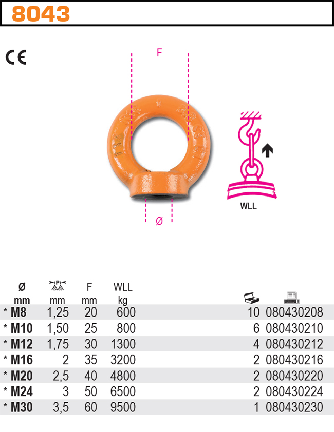 MATICE S UCHEM -MODEL 8043 M30, LEGOVANÁ OCEL, LAKOVANÝ, CE