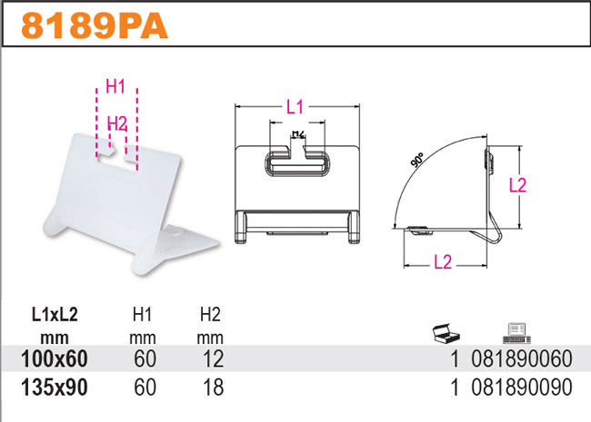 SADA CHRÁNIČŮ K UPÍNACÍM PÁSŮM (2KS.) 135X90