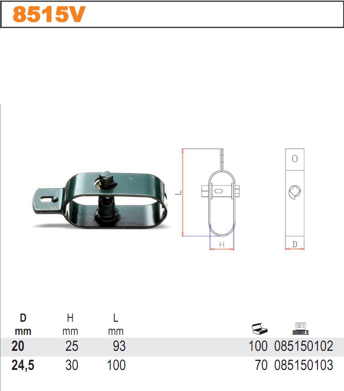NAPÍNAČ ZAHRADNÍHO PLETIVA-MODEL 8515V L 100X24,5MM POZINKOVANÝ, LAKOVANÝ