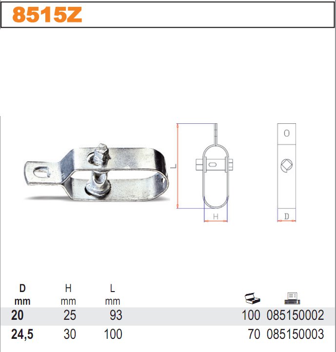 NAPÍNAČ ZAHRADNÍHO PLETIVA-MODEL 8515Z L 100X24,5MM POZINKOVANÝ