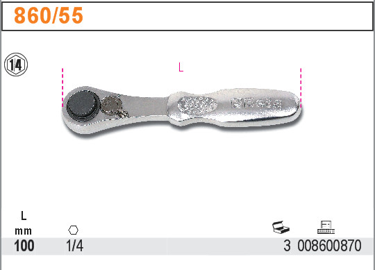 OBOUSTRANNÁ RÁČNA NA BITY-MODEL 860/55