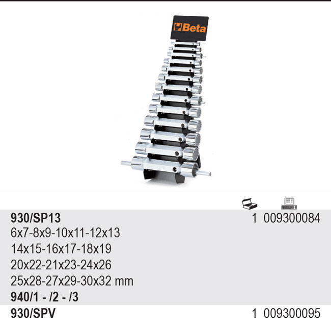 SADA TRUBKOVÝCH KLÍČŮ-MODEL 930/C13 6-32MM 13KS