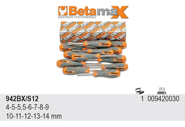 SADA KLÍČŮ-MODEL 942BX/S12 4-14 12KS