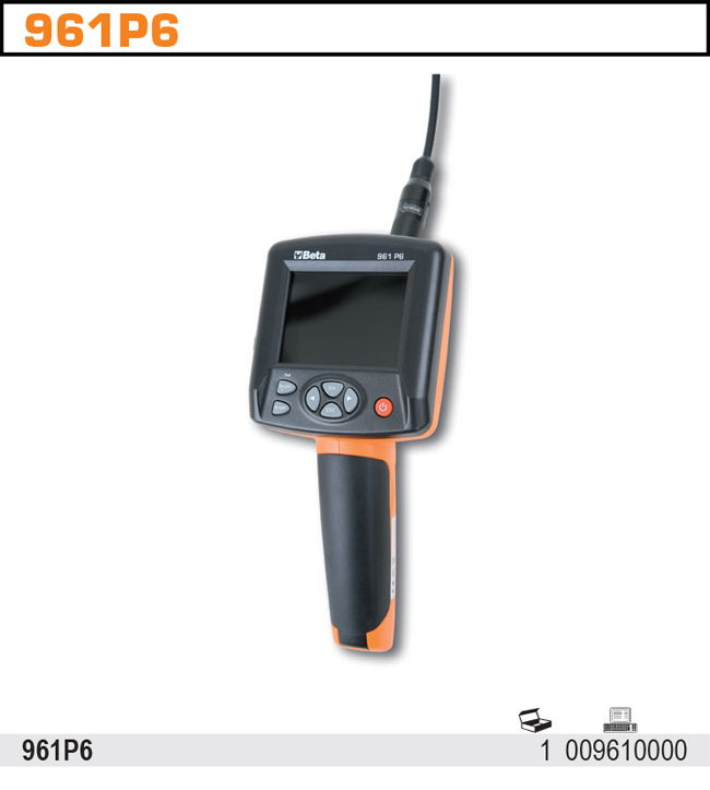 ELEKTRONICKÝ VIDEOENDOSKOP S OHEBNÝM VODIČEM, PRŮMĚR OBJEKTIVU 6MM, MODEL 961P6
