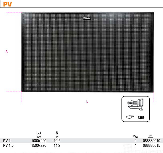 PV 1-PERFOROVANÝ PANEL