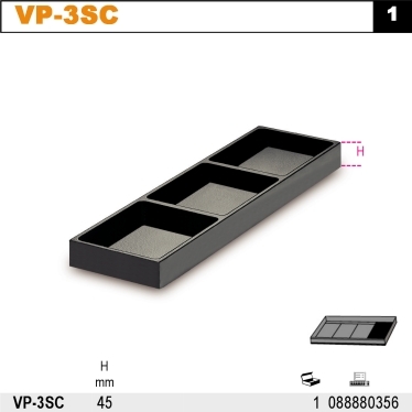 KRABIČKA PLASTOVÁ-MODEL 8888 VP-3SC 129X410X45