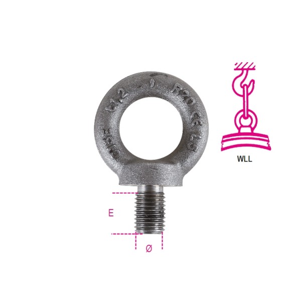 ŠROUB S UCHEM -MODEL 8040EN  M64 METALICKÝ CE DIN 580