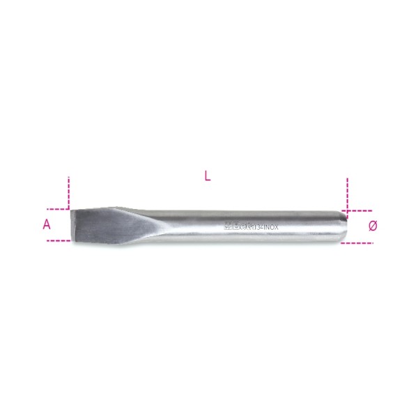 PLOCHÝ SEKÁČ Z NEREZOVÉ OCELI 34INOX/160, 18MM