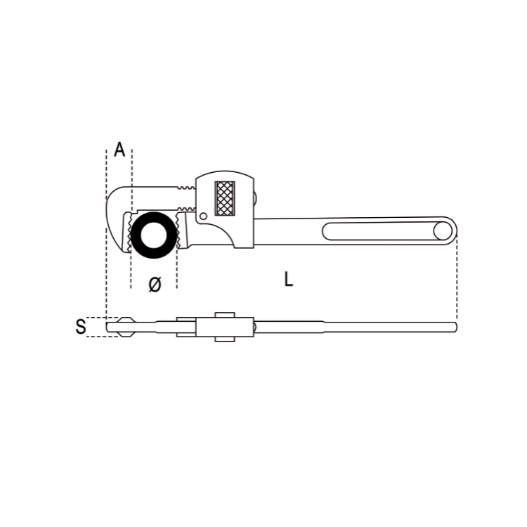 362 INOX 300-Hasák heavy-duty z nerezové oceli